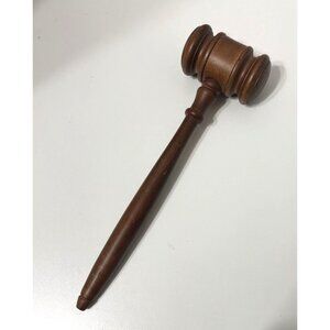 Vintage Wooden Gavel - Meetings / Judges / Auctioneers 10 inches